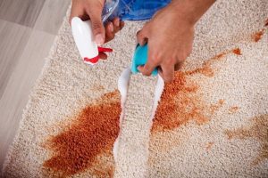 eliminar manchas de chocolate de las alfombras