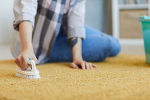 limpiar alfombras de fibra vegetal