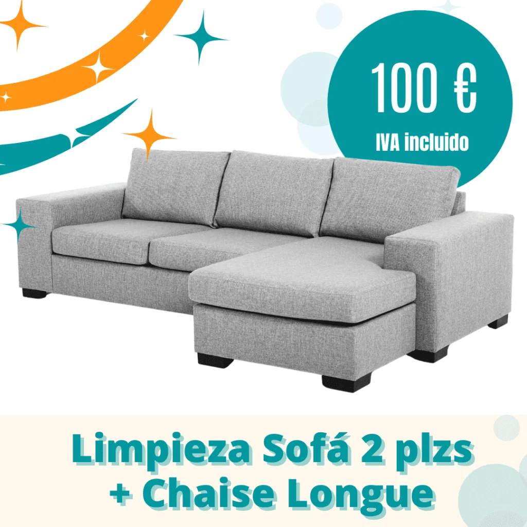 Precios de Limpieza de Sofás, Colchones y Alfombras a Domicilio Precio Limpieza sofa chaise longue